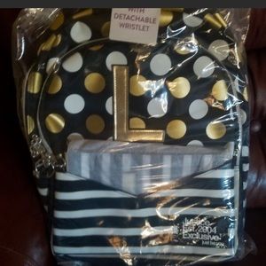 2 Justice polka dot Backpack bundle